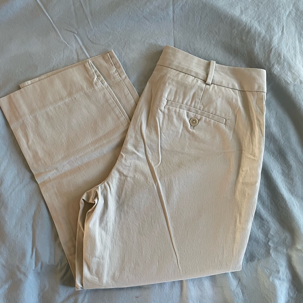 Talbots Cream Pants